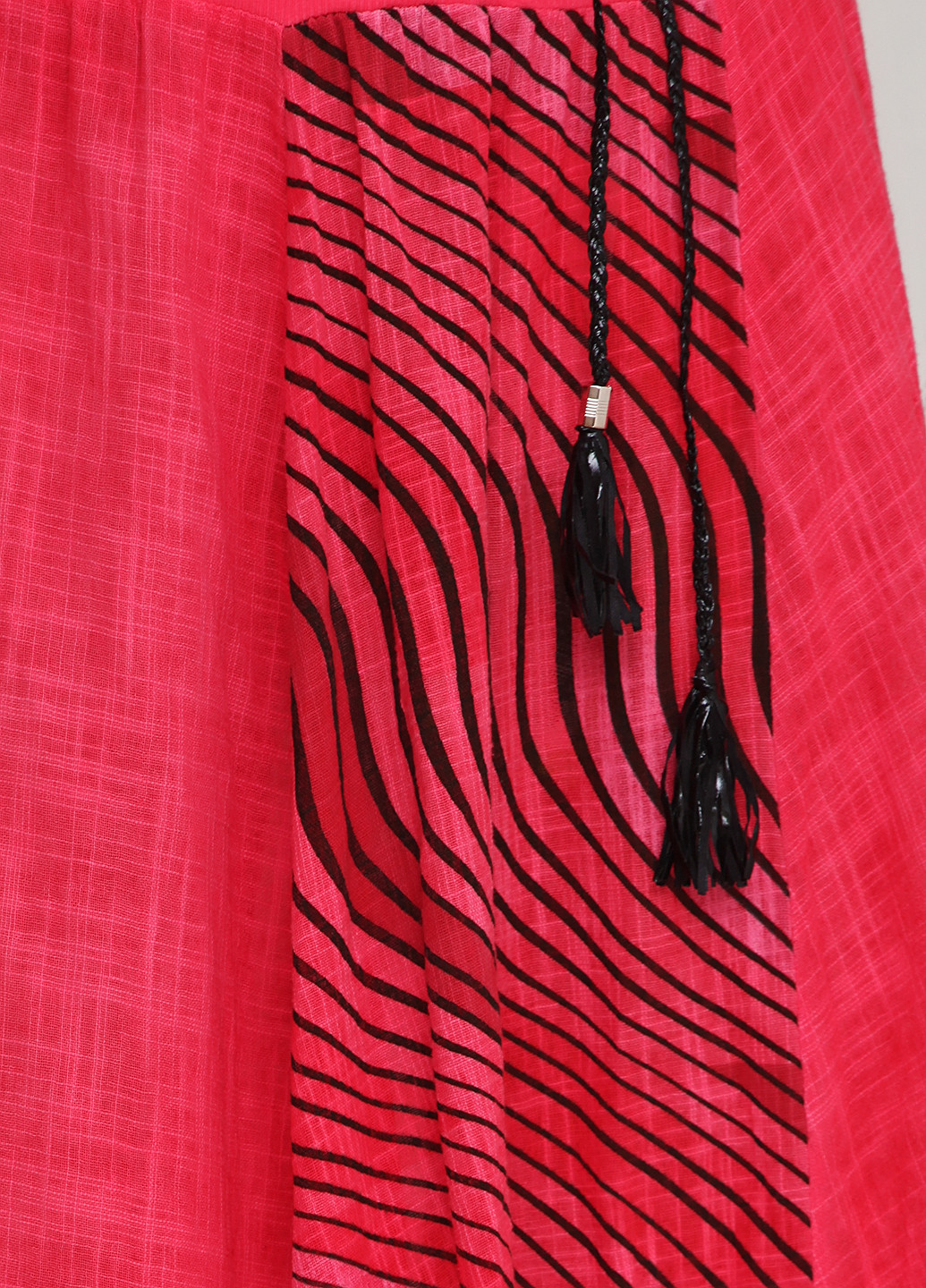 Красная кэжуал с абстрактным узором юбка Fashion