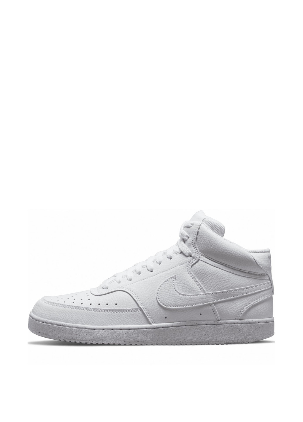 Белые демисезонные кроссовки Nike COURT VISION MID NN