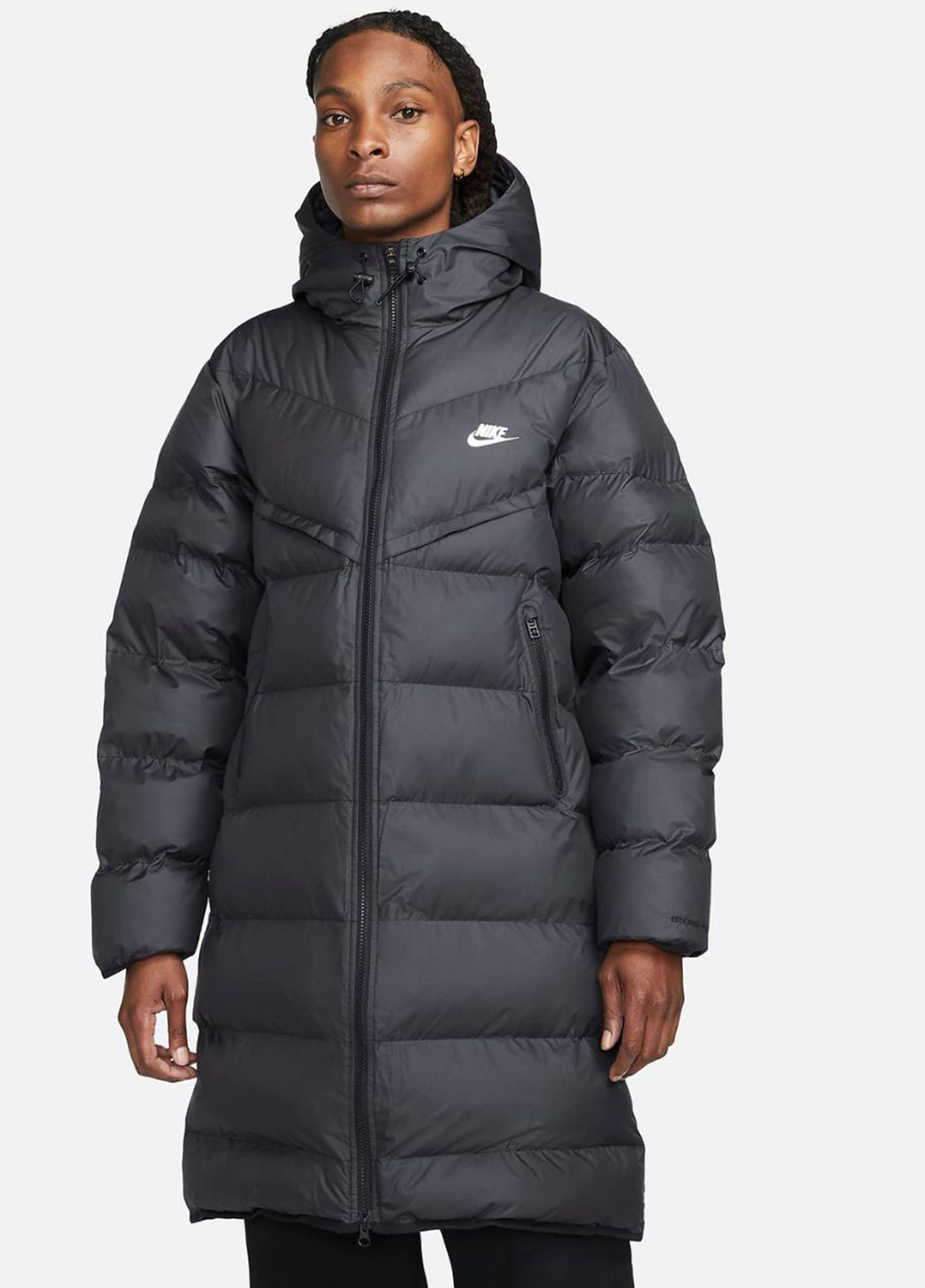 Черная зимняя куртка windrunner primaloft® fb8189-010 Nike Windrunner PrimaLoft®