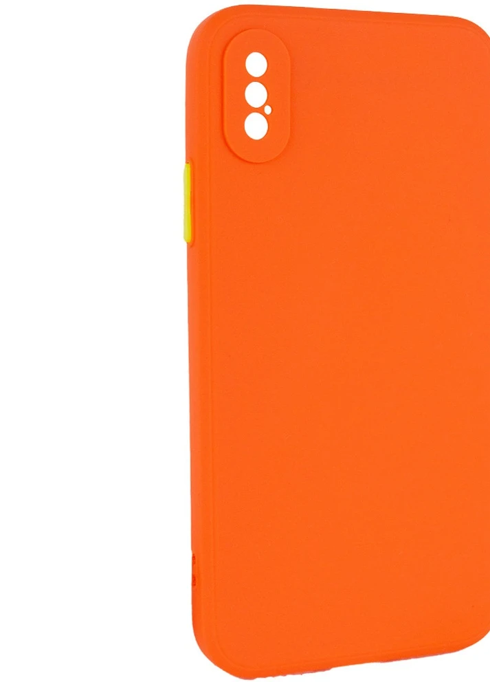 Чохол TPU Square Full Camera для Apple iPhone XS Max (6.5 ') Помаранчевий (is_00000042150_3) Epik (229726477)