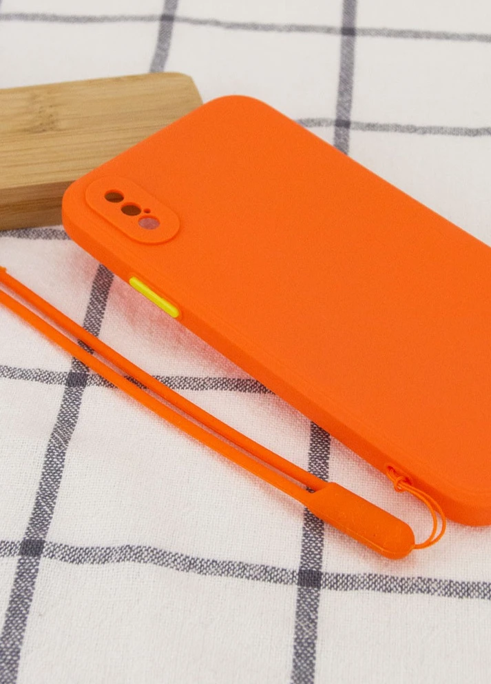 Чохол TPU Square Full Camera для Apple iPhone XS Max (6.5 ') Помаранчевий (is_00000042150_3) Epik (229726477)