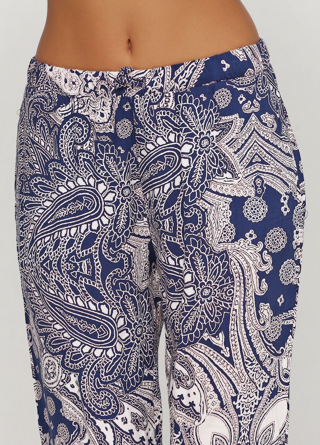 Синие кэжуал летние брюки Orsay