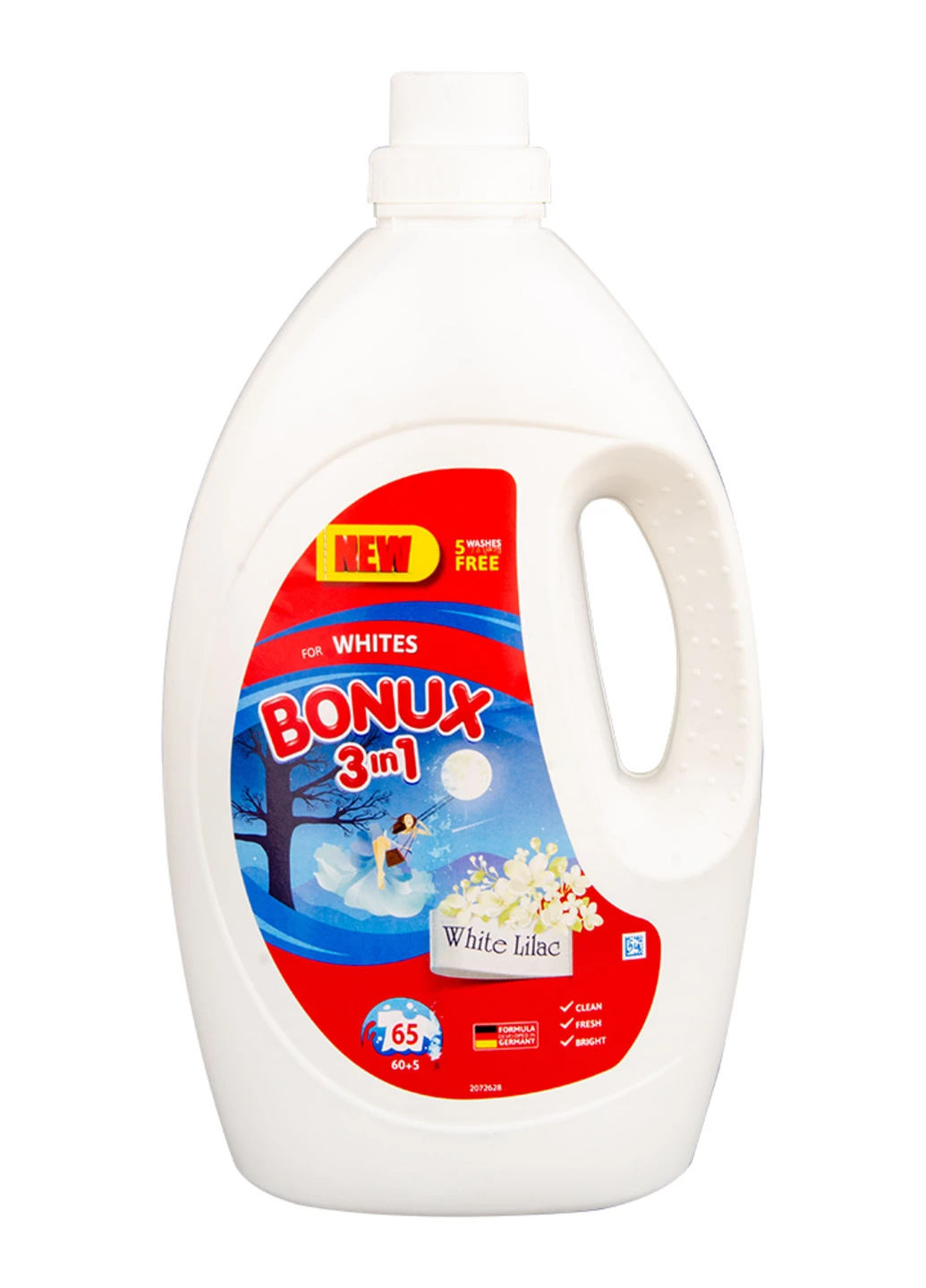 Гель для стирки White Lilac 3,57 л (63 стирки) Bonux (242659649)