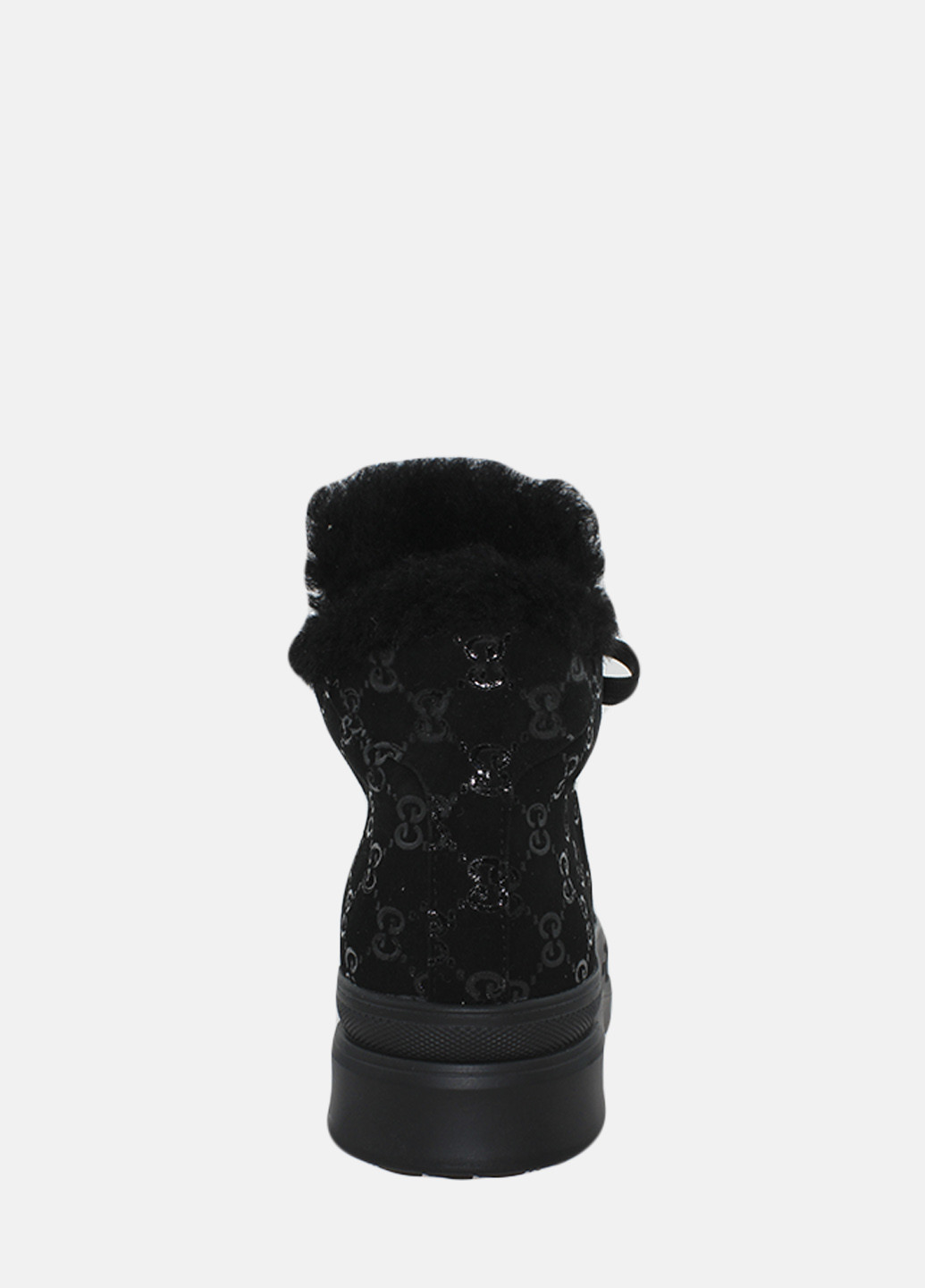 Зимние ботинки re2716-1-11 черный El passo из натуральной замши