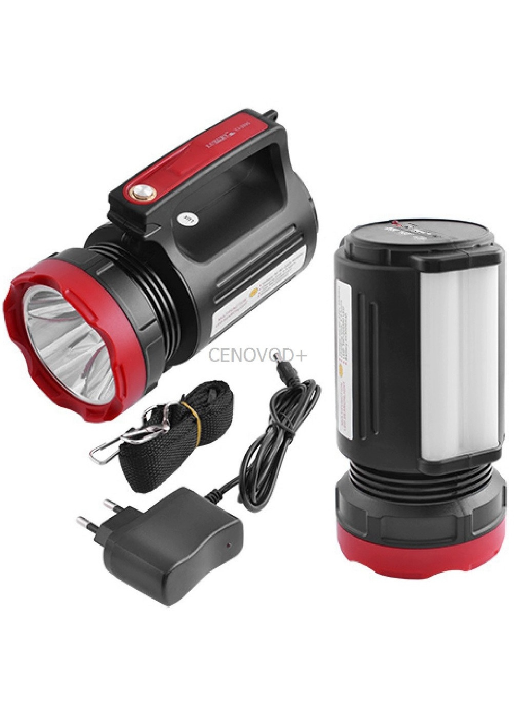 Мощный фонарь прожектор аккумуляторный ручной 3 режима с функцией Power Bank (627292) Unbranded (254026330)