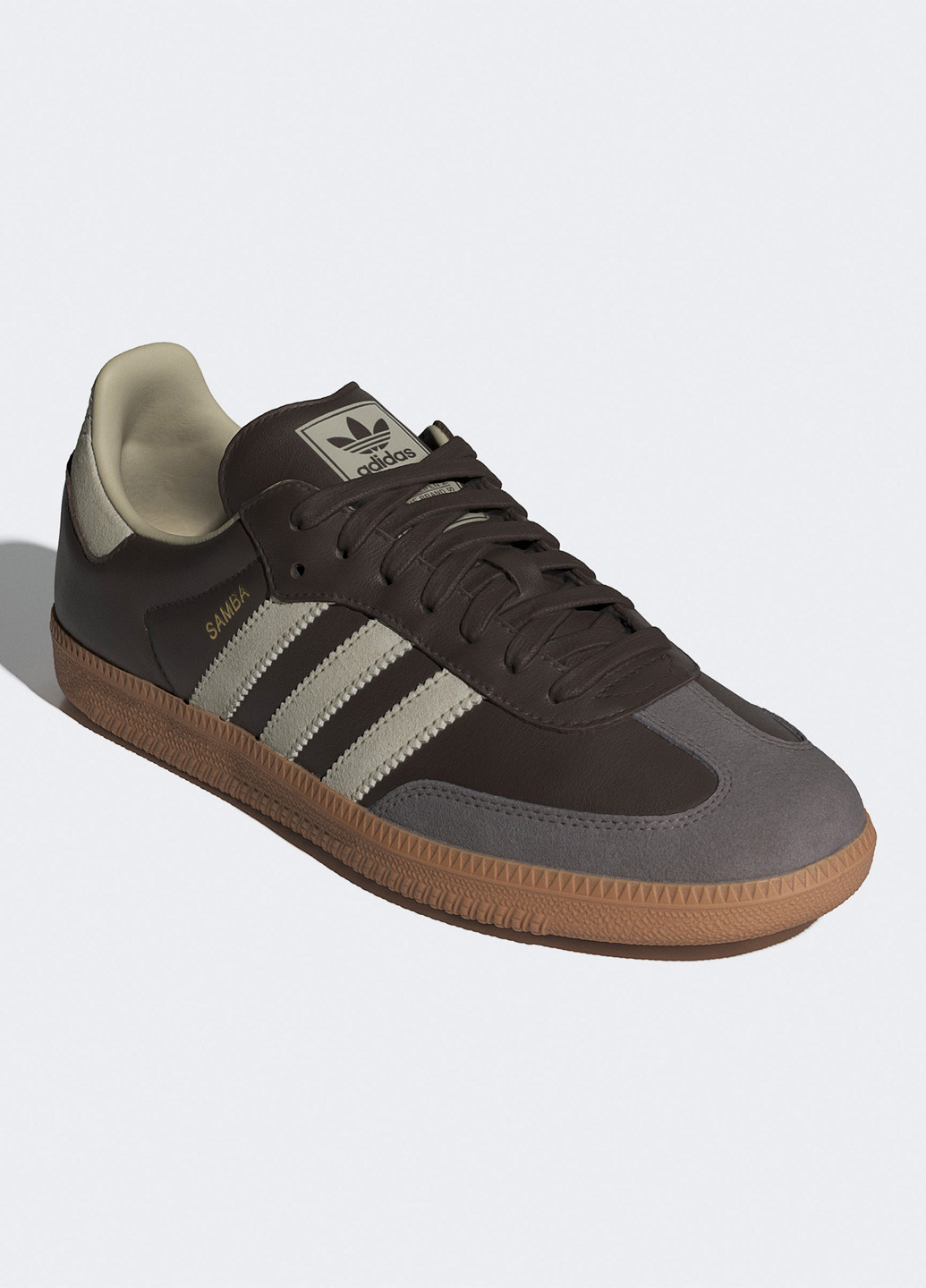 Коричневі кеди adidas SAMBA OG