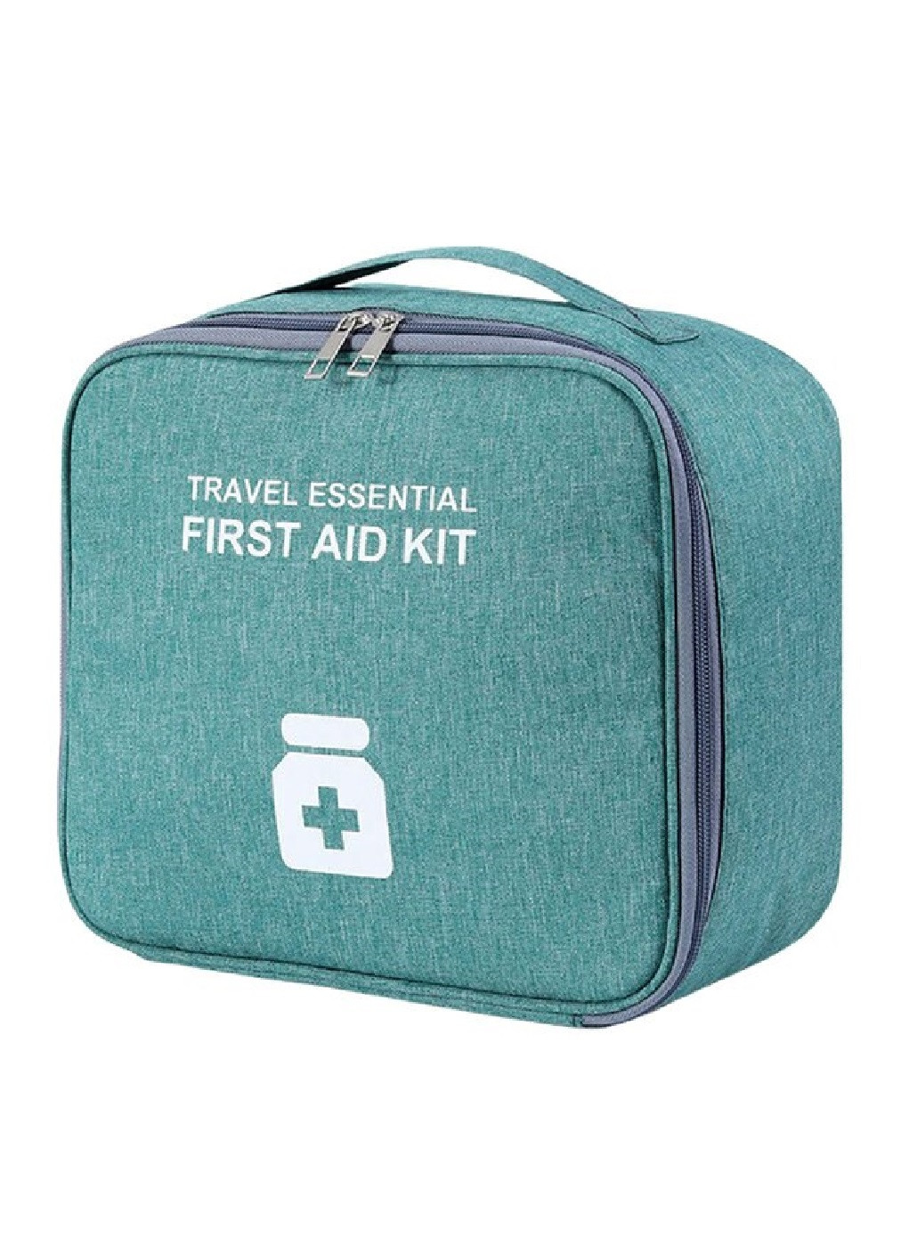 Аптечка сумка органайзер для медикаментів для подорожей для дому 25х22х12 см (473523-Prob) Зелений Unbranded (255029693)