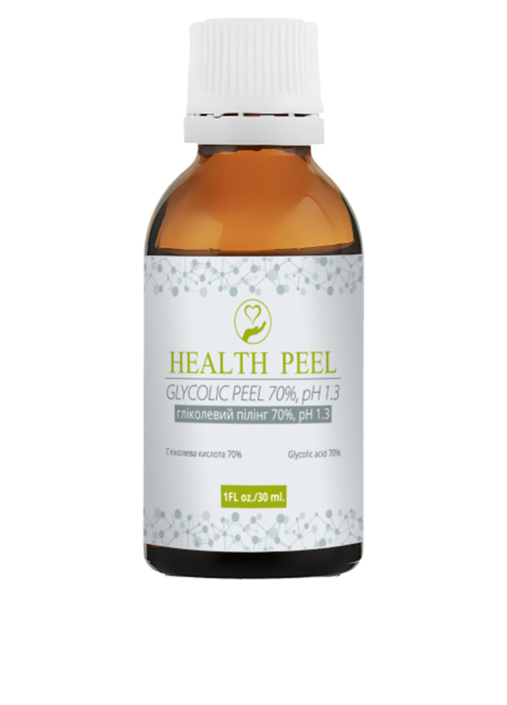 Гліколевий пілінг 70%, pH 1.3, 30 мл Health Peel (339852100)
