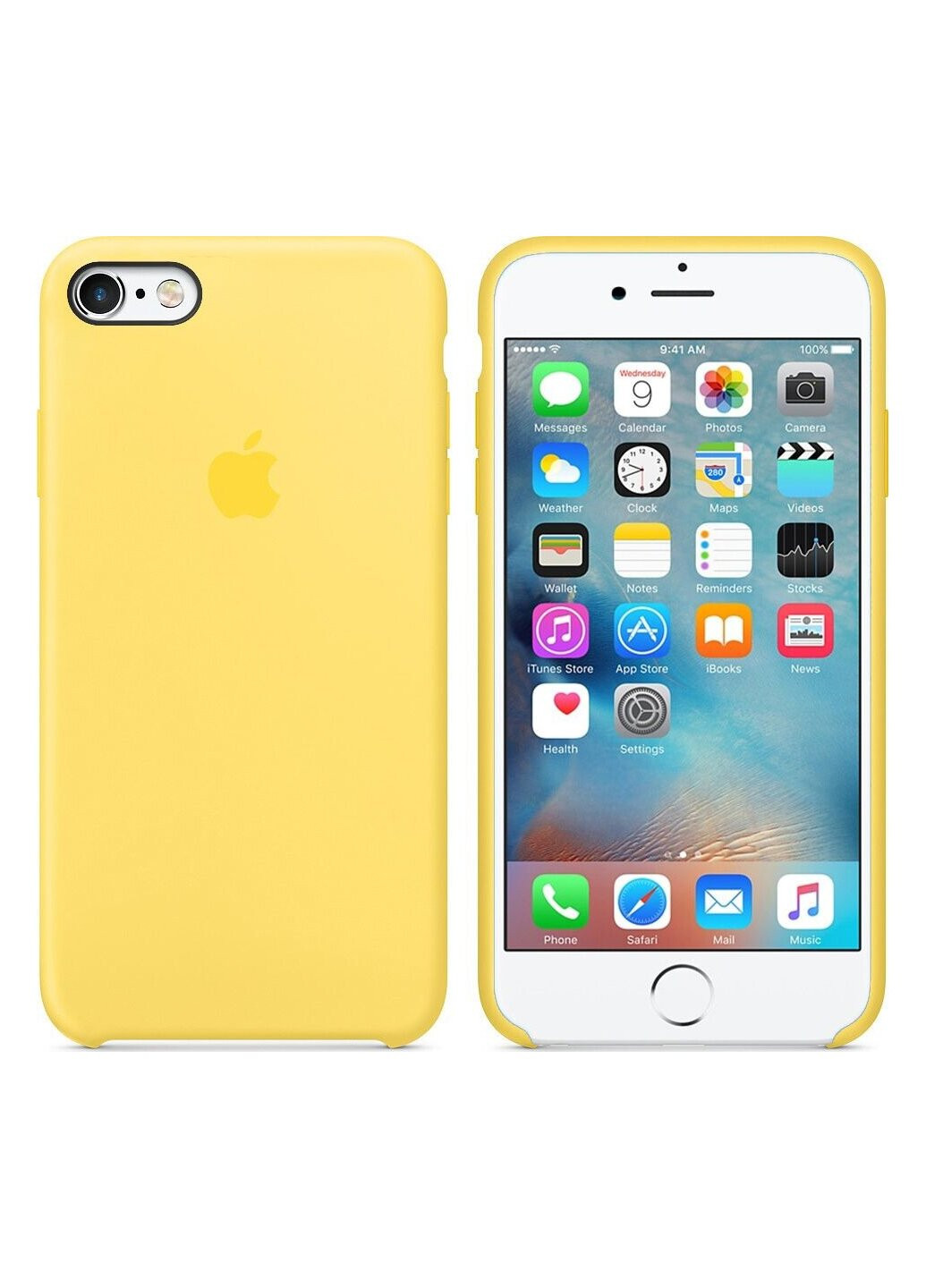 Чехол Silicone Case для iPhone 6/6s Canary Yellow ARM (219295219)