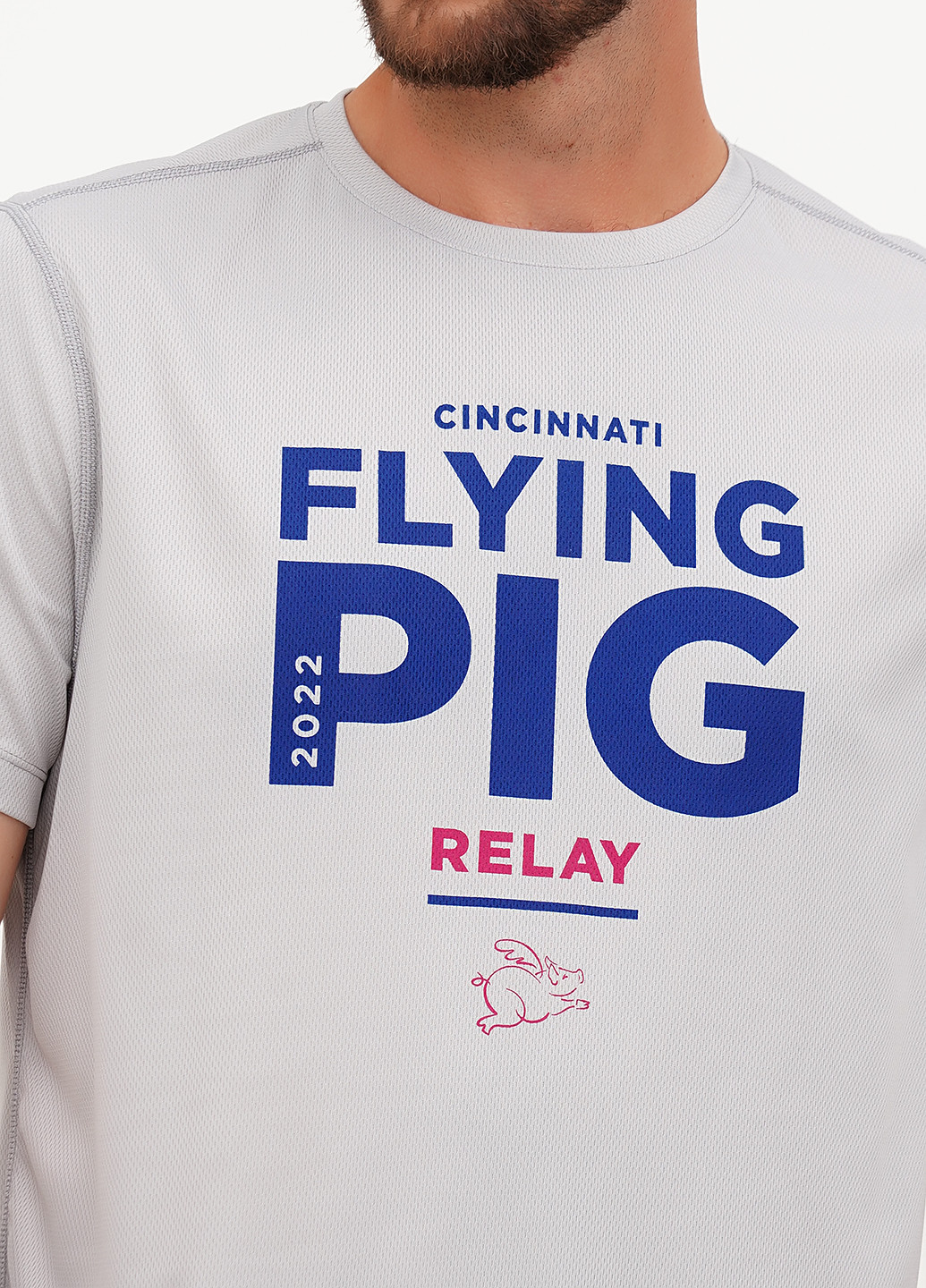 Серая футболка Asics