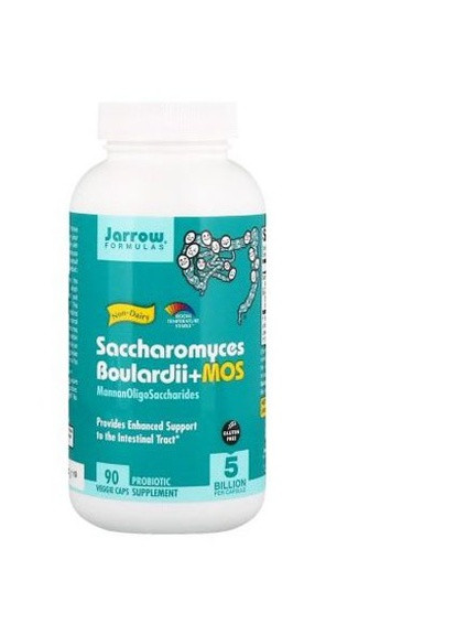 Saccharomyces Boulardii + MOS 5 Billion 90 Veg Caps Jarrow Formulas (256379923)
