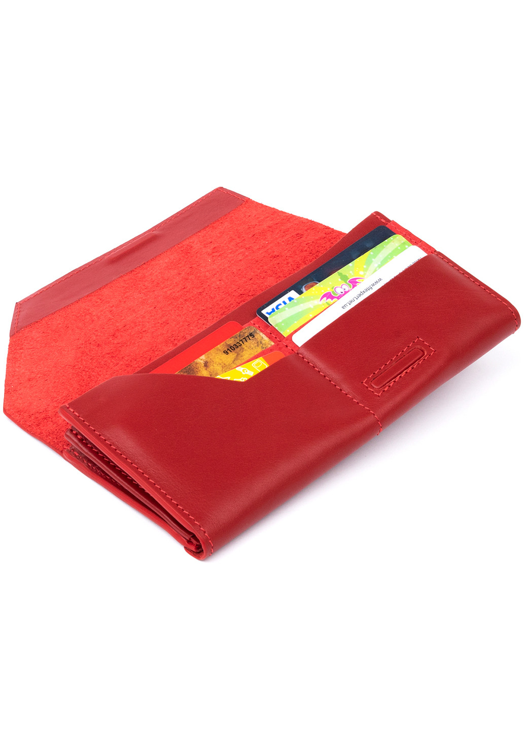 Женский кожаный кошелек-клатч 20х10х2,5 см Grande Pelle (252133593)