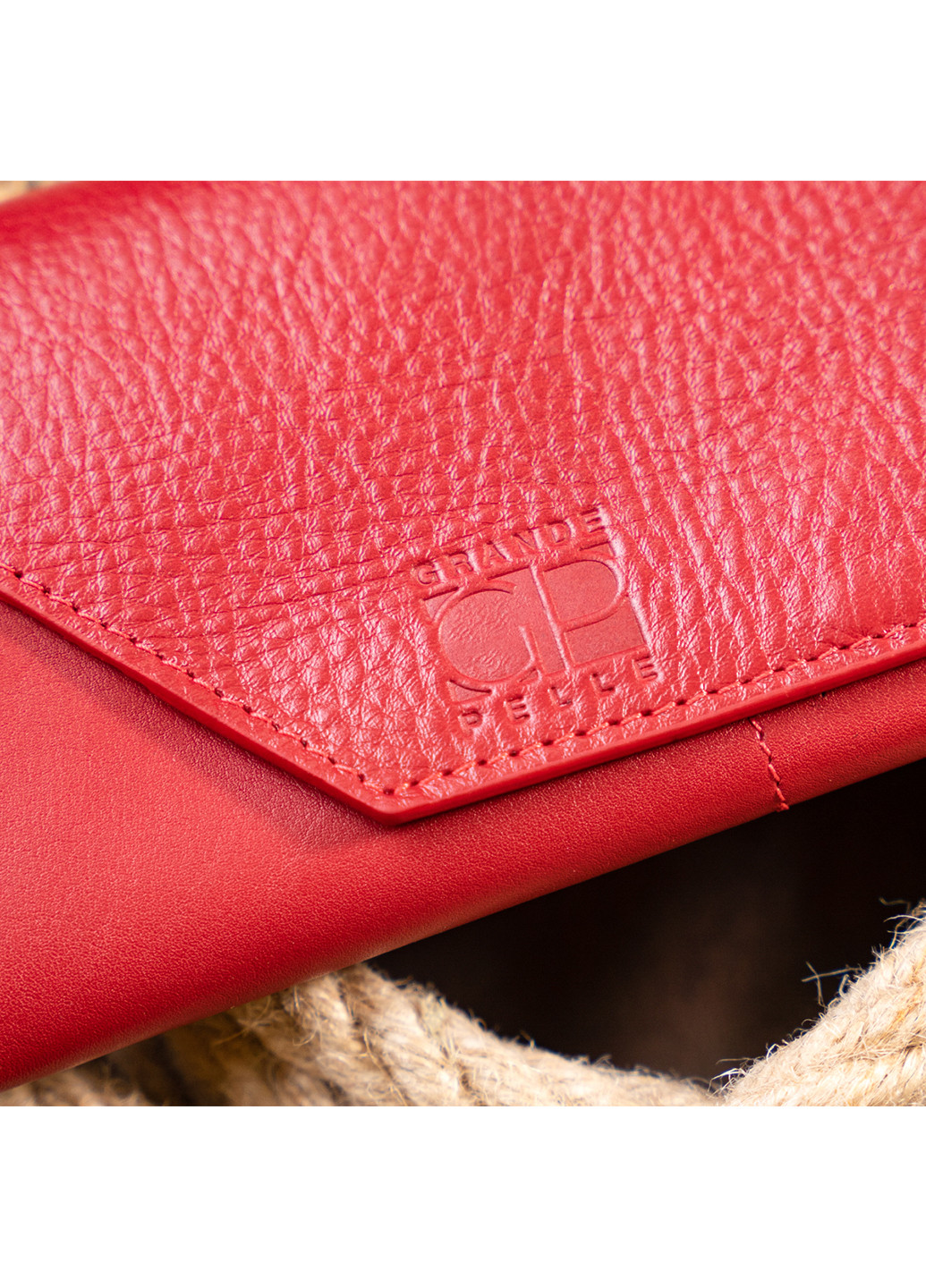 Женский кожаный кошелек-клатч 20х10х2,5 см Grande Pelle (252133593)