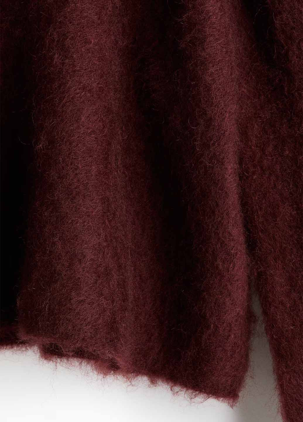 Бордовый зимний джемпер джемпер H&M