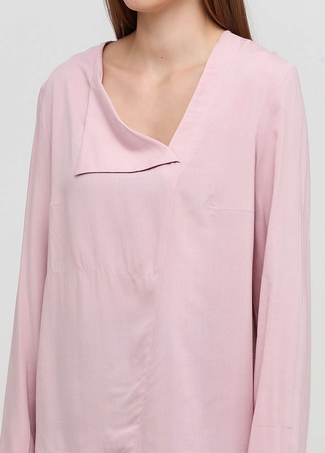 Розово-лиловая демисезонная блуза Vovk