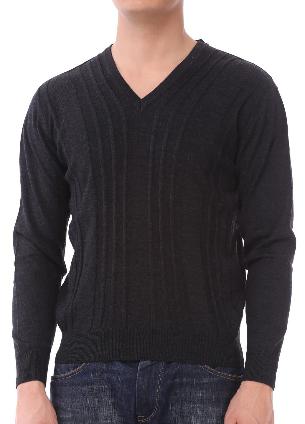 Черный демисезонный пуловер пуловер Iror