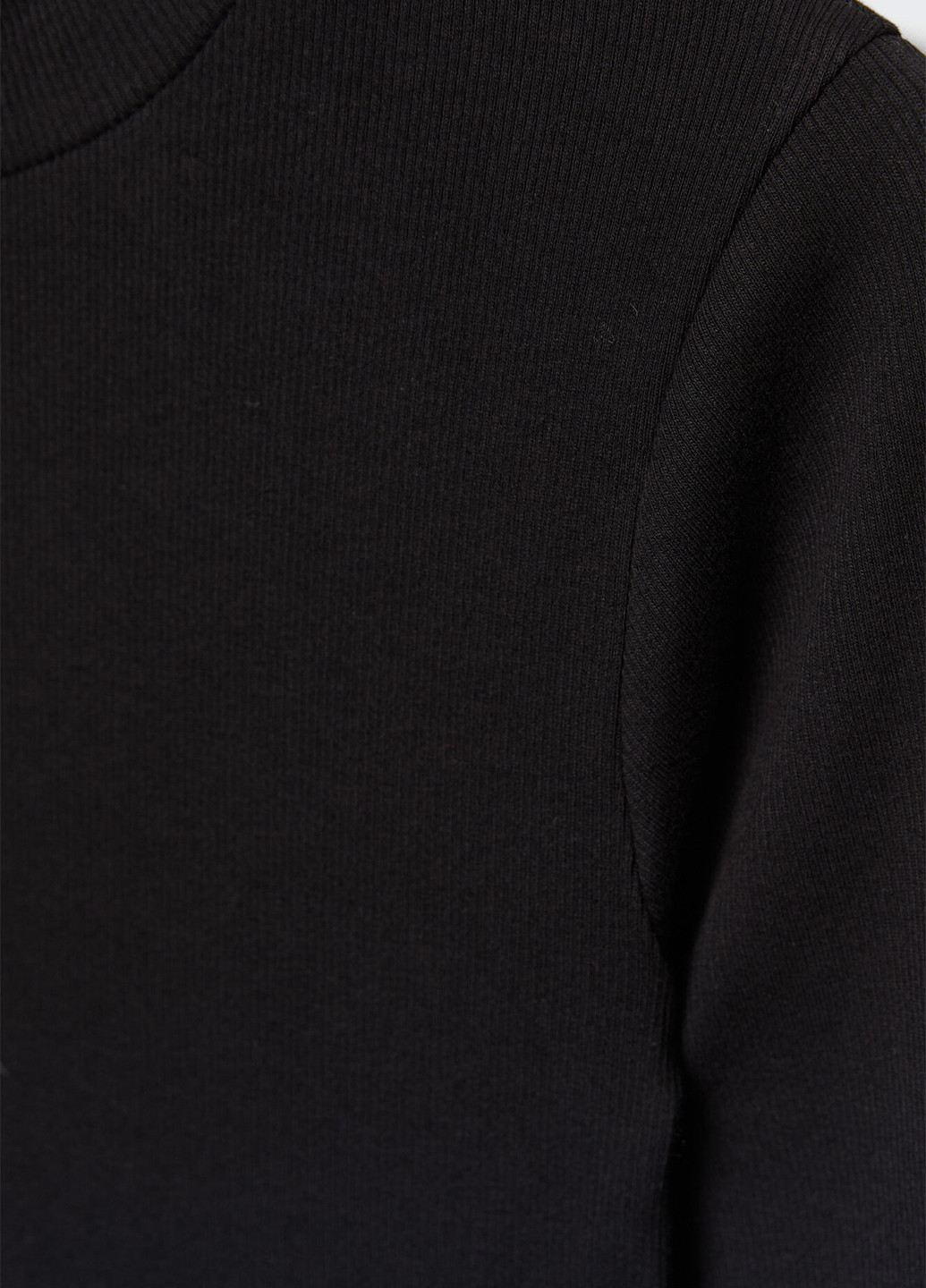 Черное кэжуал платье платье-водолазка Stradivarius однотонное