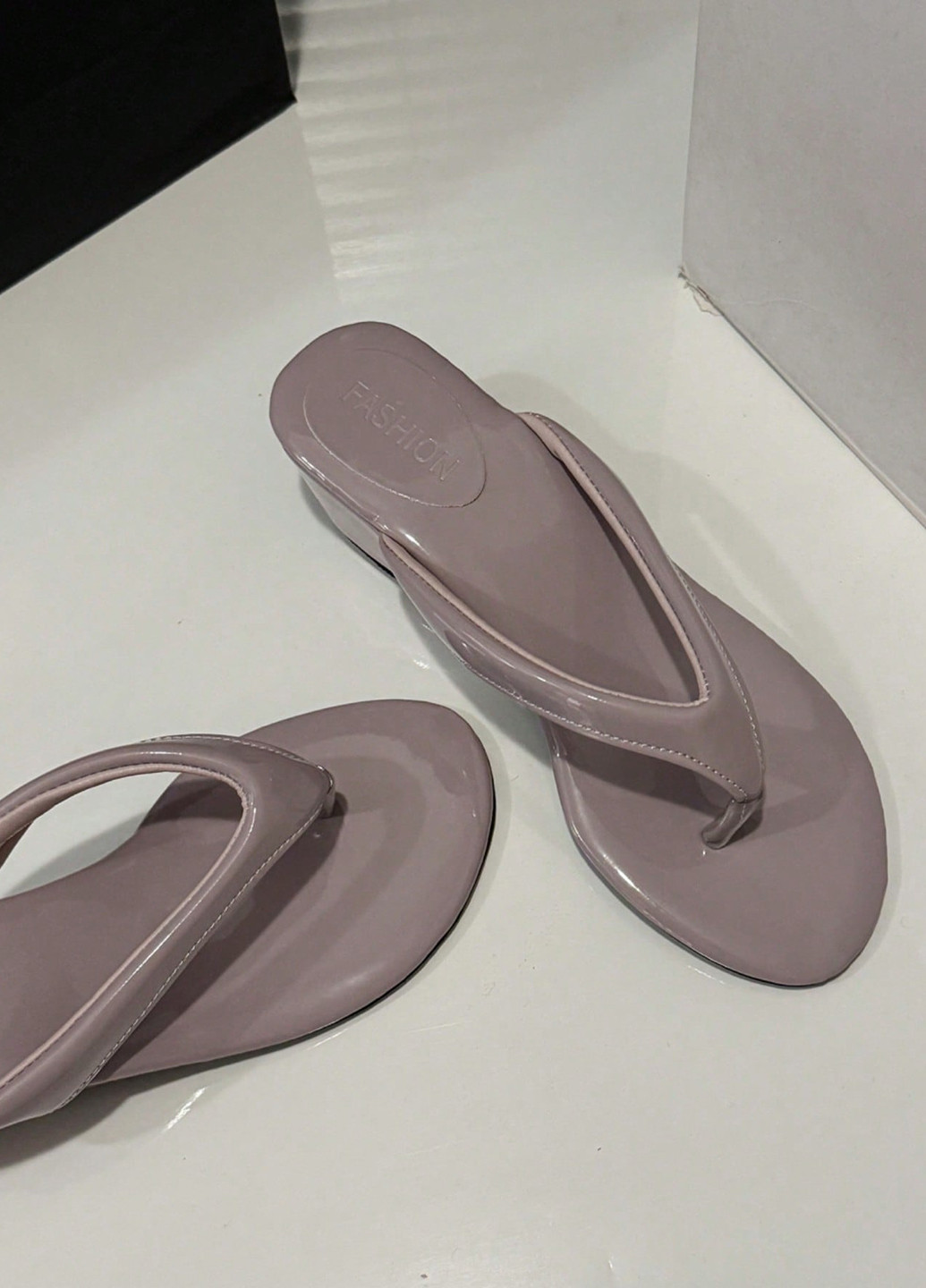 Фиолетовые кэжуал сандалии SHEIN