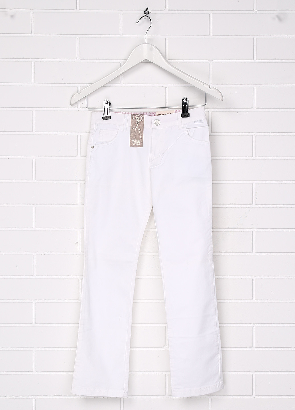 Джинси Mayoral завужені однотонні білі джинсові