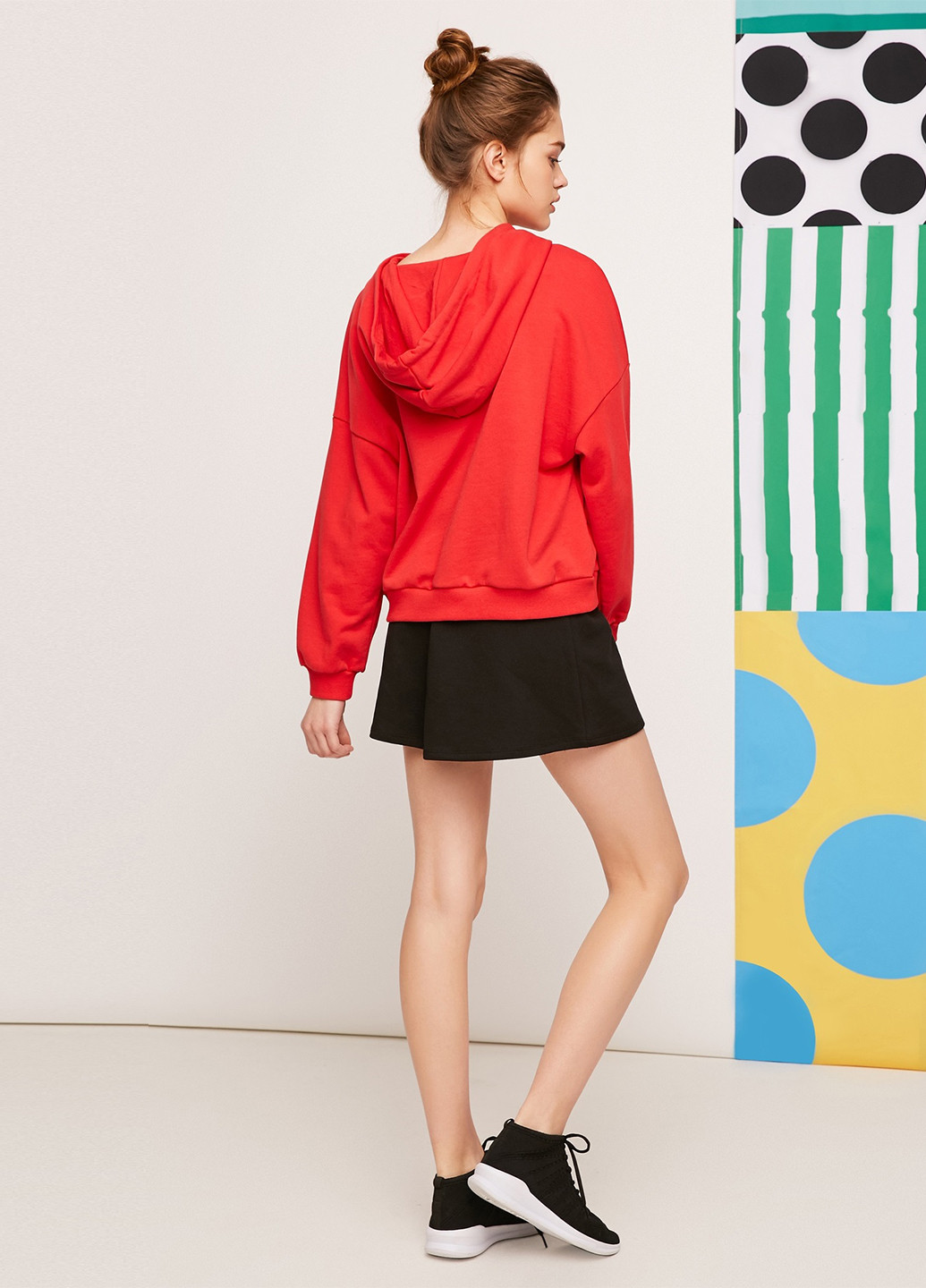 Черная кэжуал однотонная юбка Only