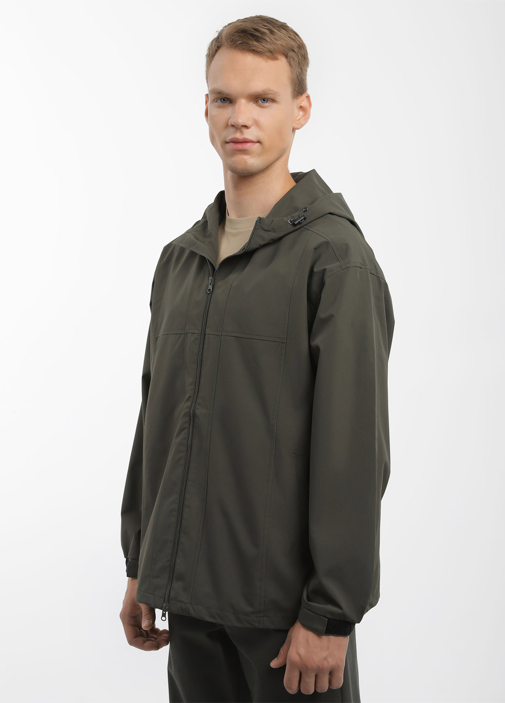 Оливкова (хакі) демісезонна куртка Braska 92-3959/319