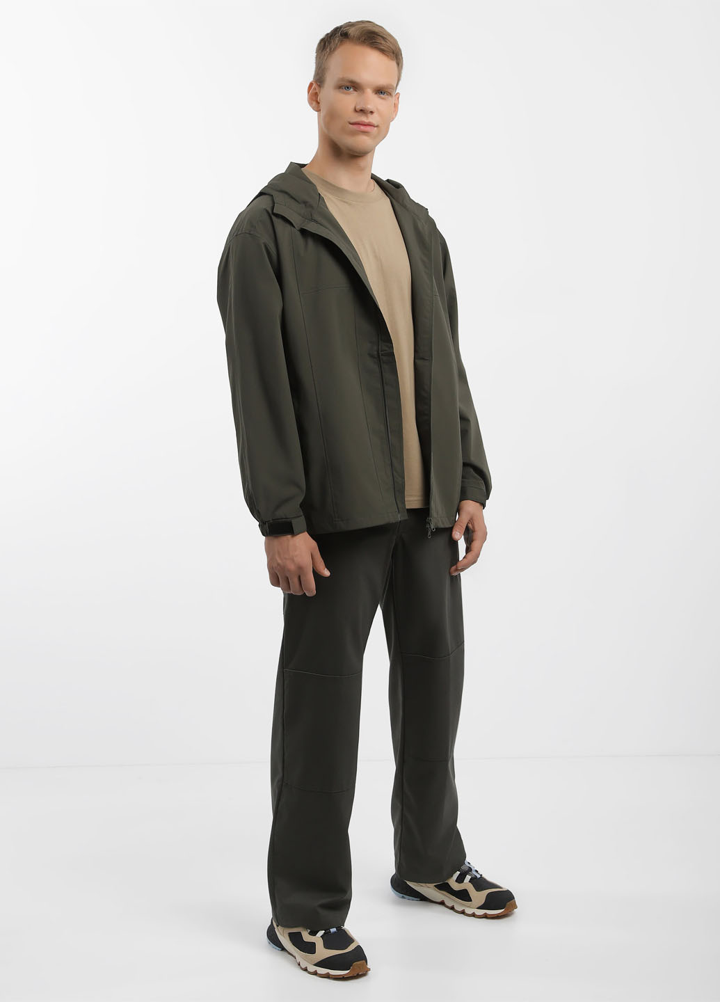 Оливкова (хакі) демісезонна куртка Braska 92-3959/319