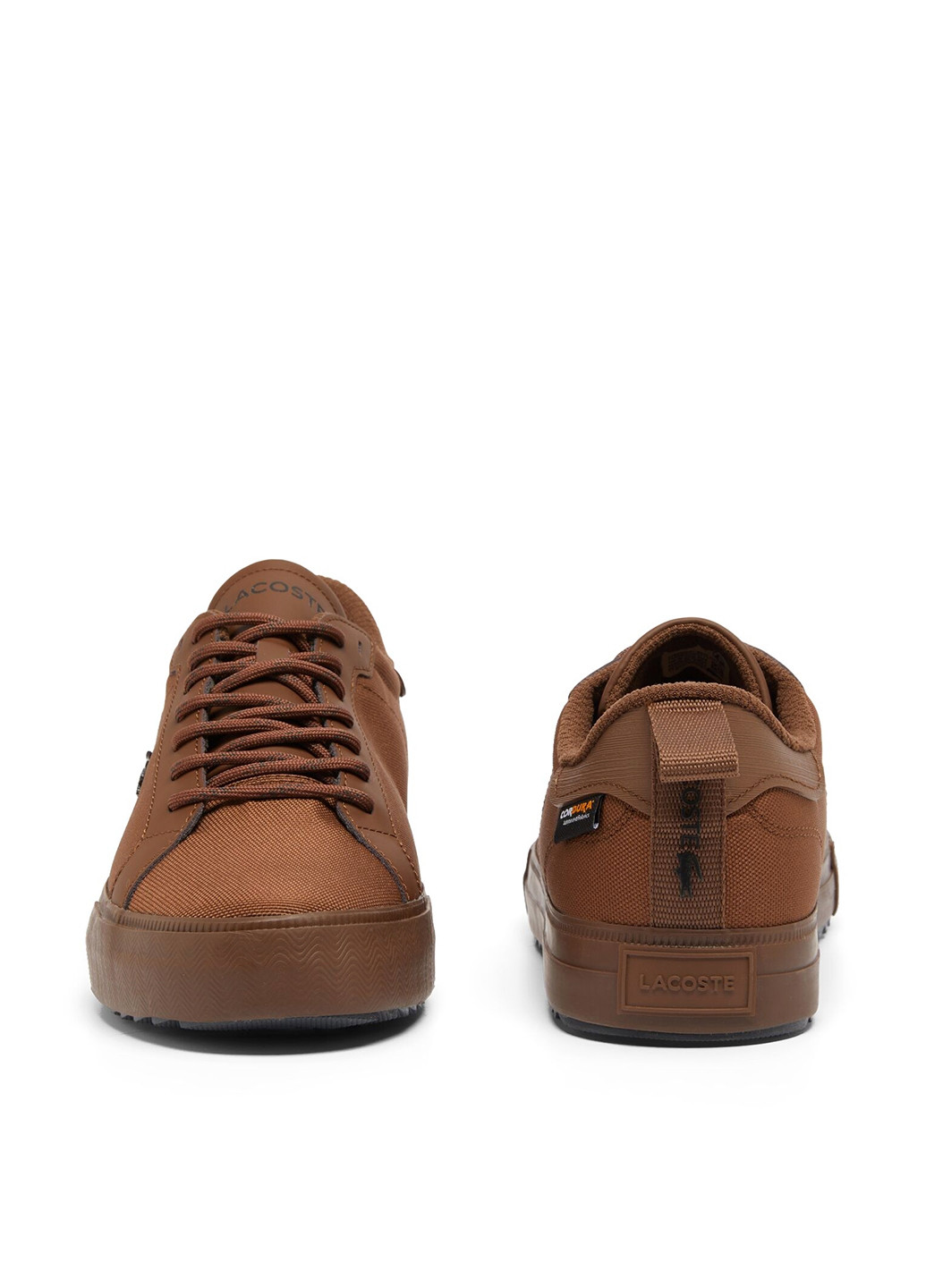 Коричневые демисезонные кроссовки Lacoste POWERCOURT
