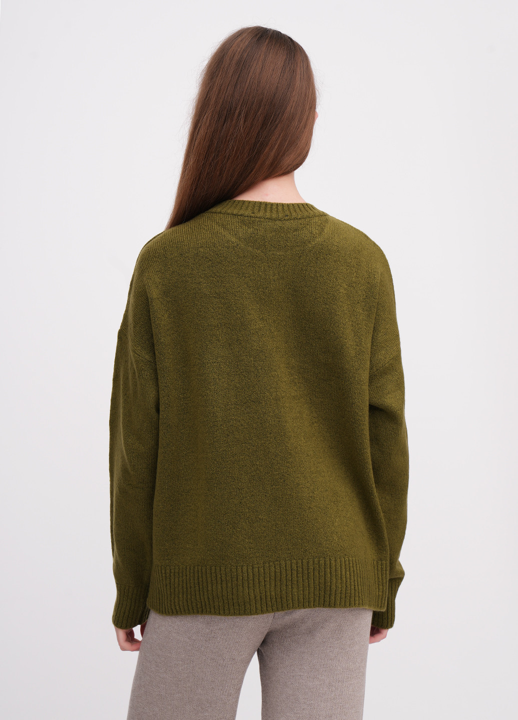 Серый демисезонный свитер EQUILIBRI