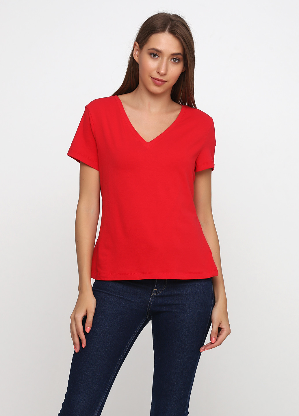 Красная летняя футболка Francesca's