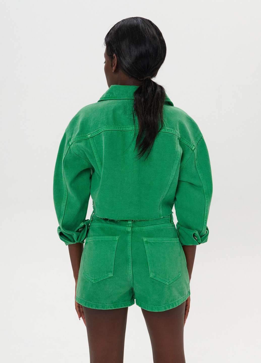 Зеленая демисезонная куртка Sinsay
