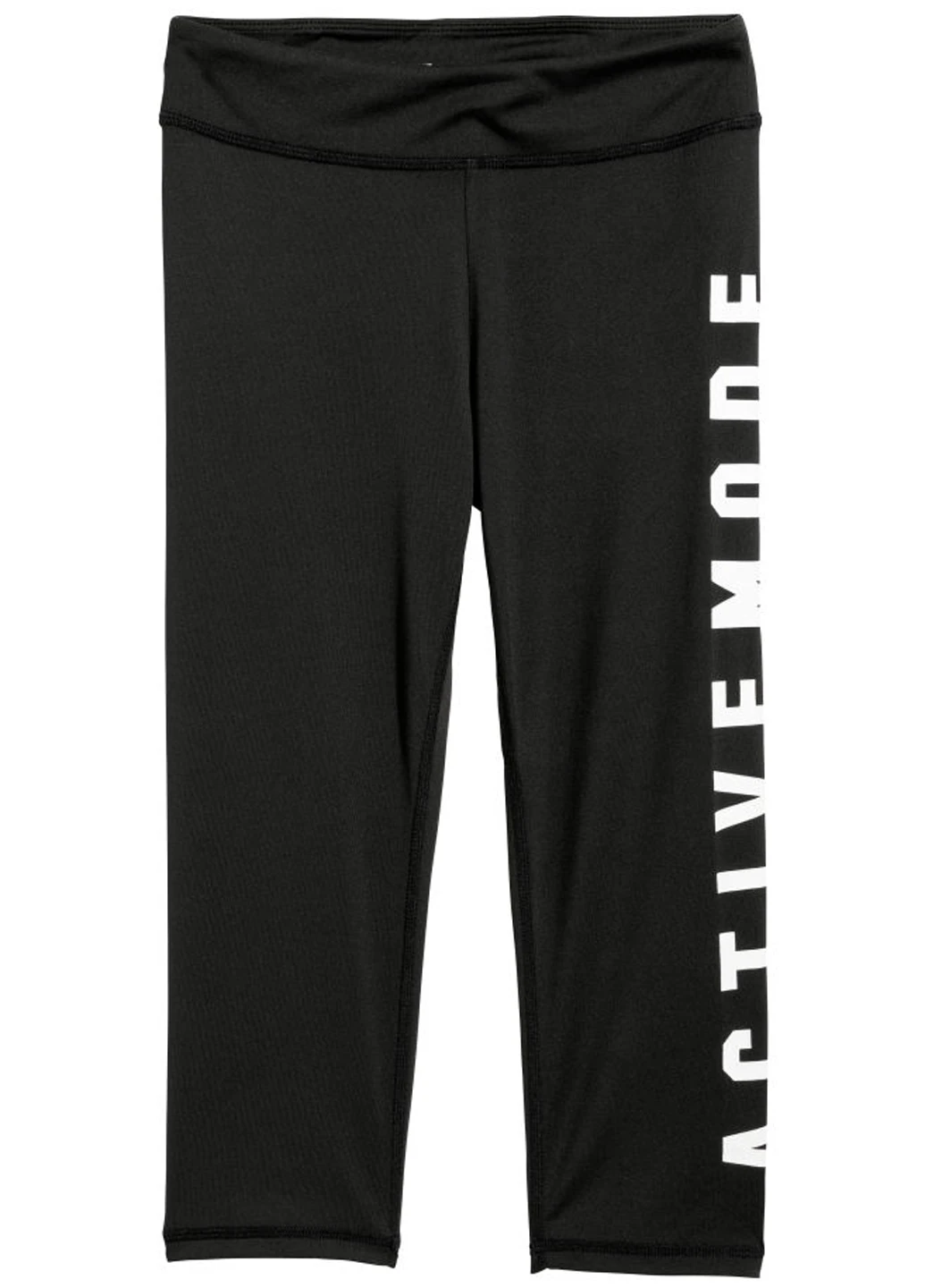 Черные демисезонные лосины H&M
