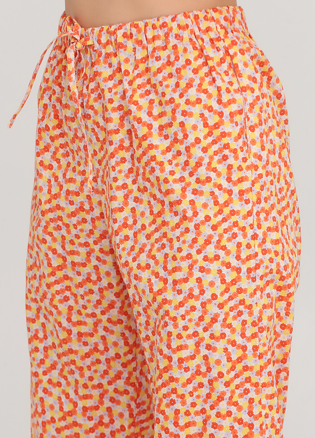 Оранжевая всесезон пижама (рубашка, брюки) рубашка + брюки MOONS