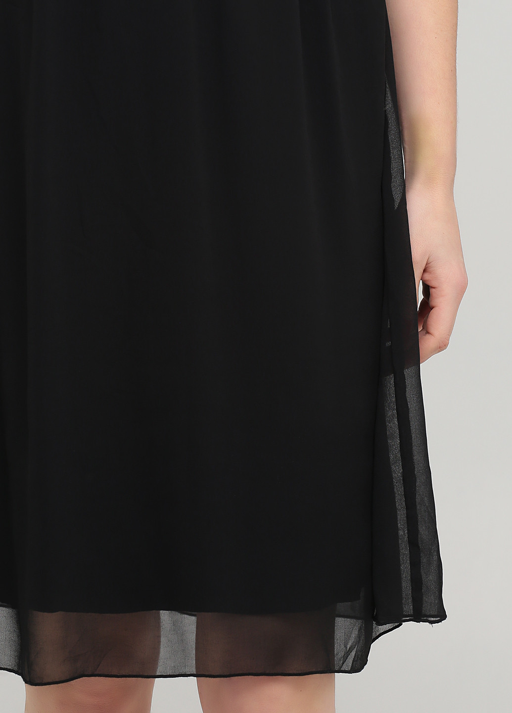 Черное кэжуал платье клеш Mamalicious однотонное