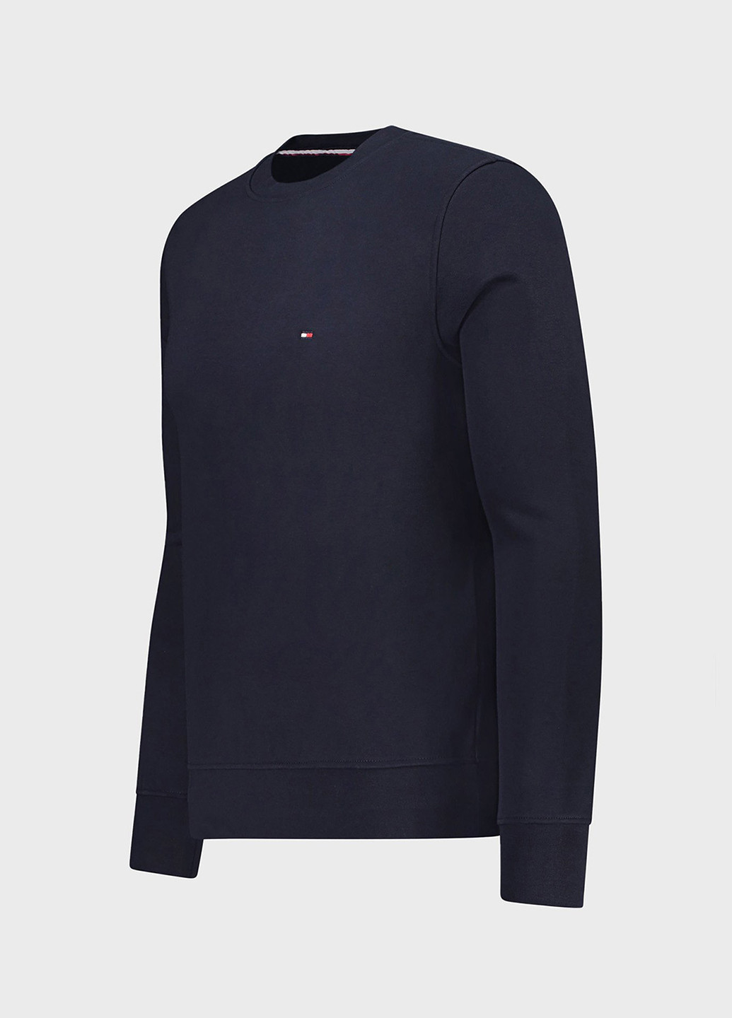 Темно-синій світшот Tommy Hilfiger однотонний вишивка (306682103)