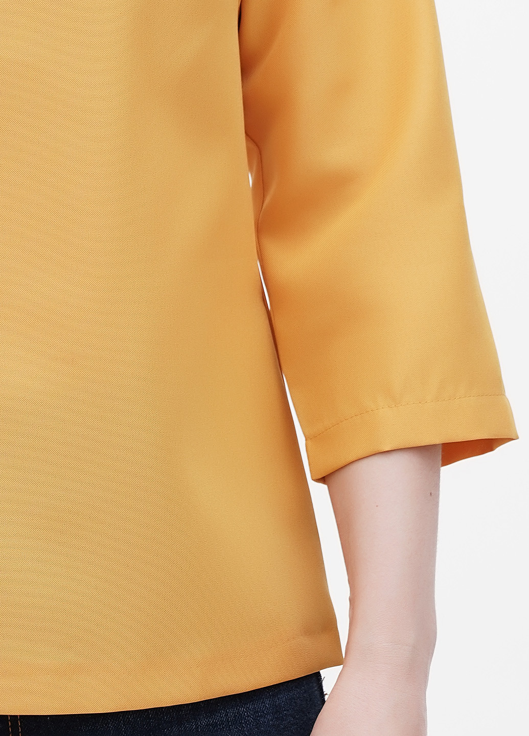 Светло-оранжевая летняя блуза Maurini