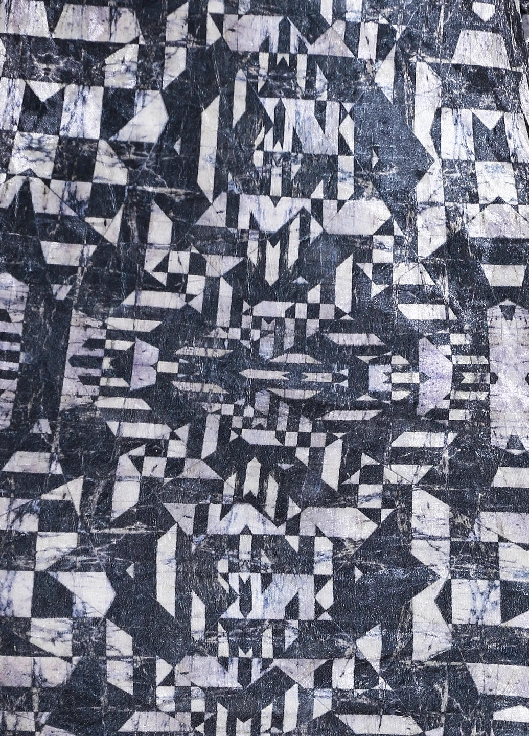 Графитовое кэжуал платье Monki с геометрическим узором