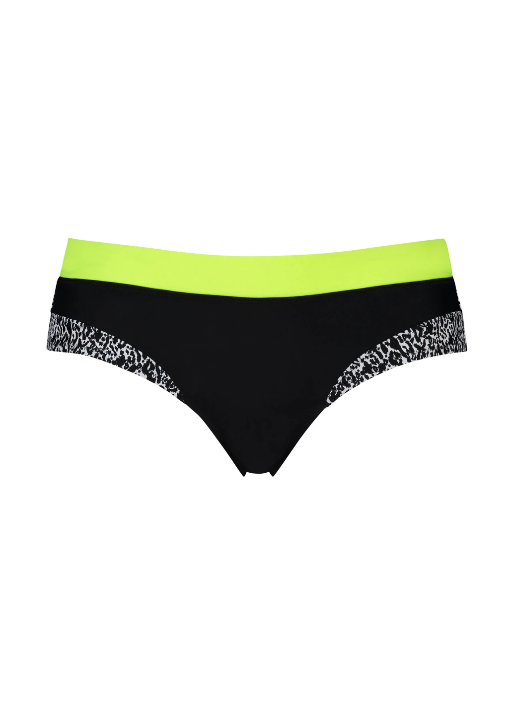 Черные купальные трусики-плавки с животным (анималистичным) принтом Hunkemoller