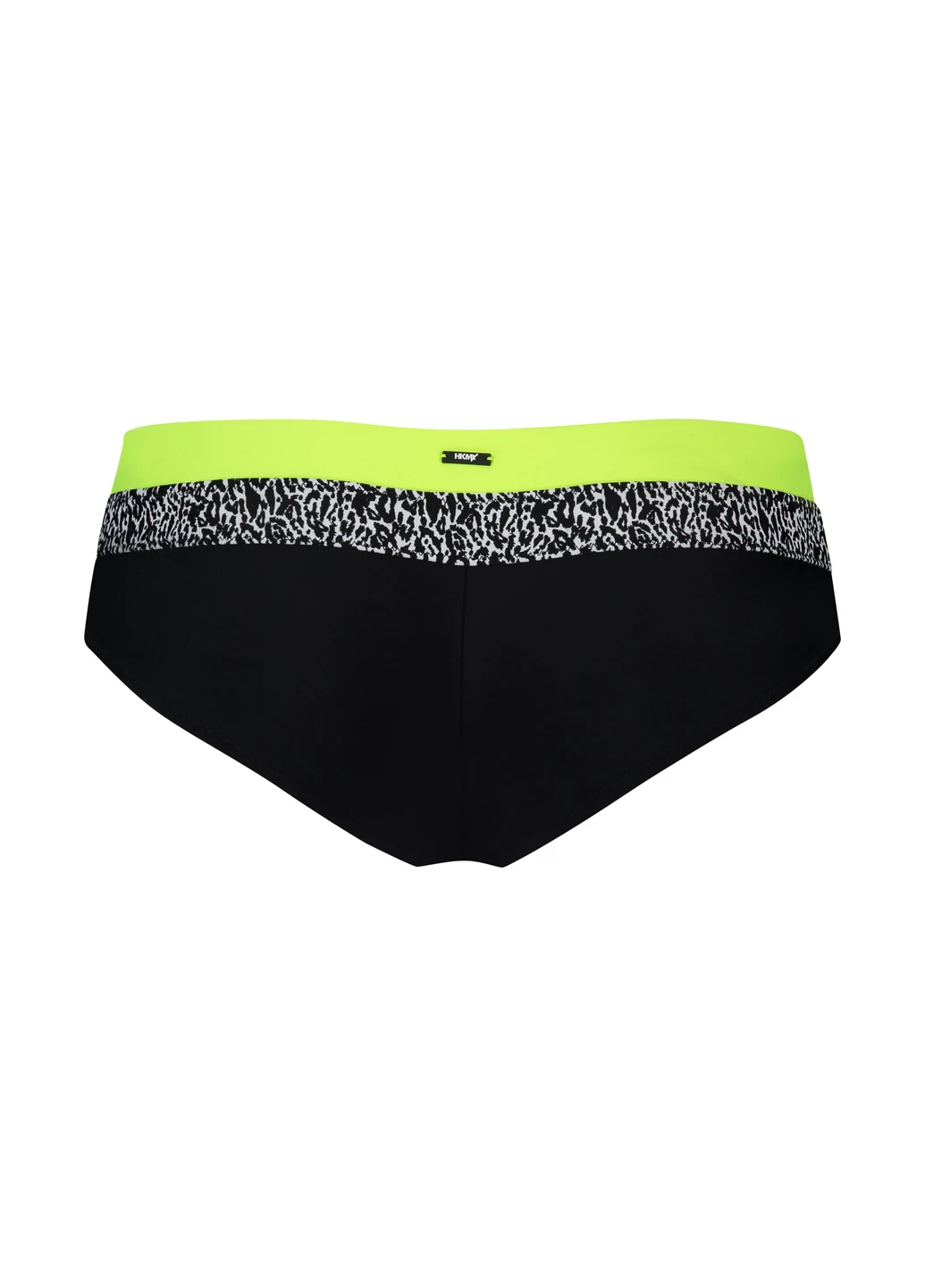 Черные купальные трусики-плавки с животным (анималистичным) принтом Hunkemoller