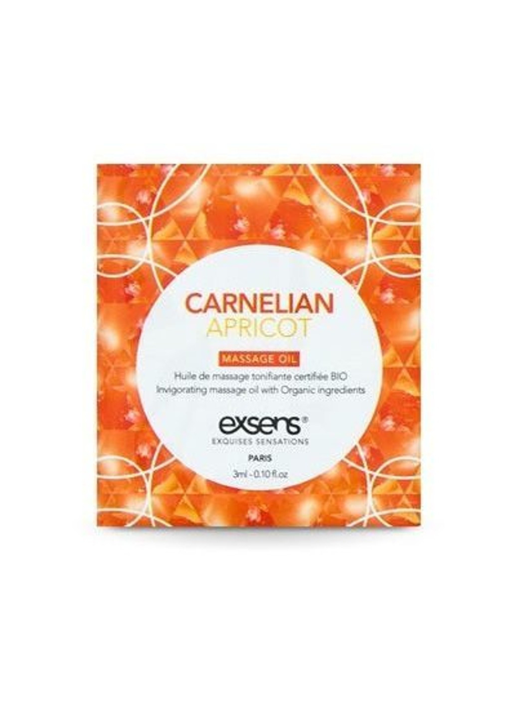 Пробник масажного масла Carnelian Apricot 3мл Exsens (252607090)