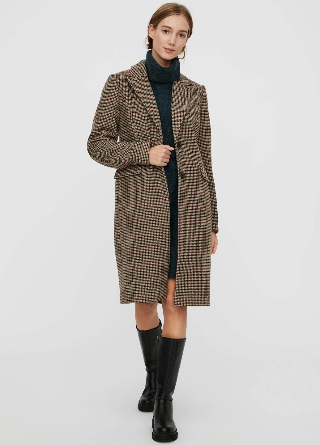 Коричневе демісезонне Пальто Vero Moda