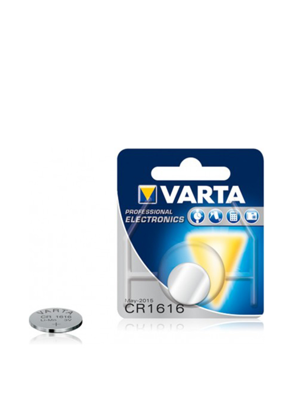 Батарейка Varta CR 1616 BLI 1 LITHIUM (06616101401) серебристые