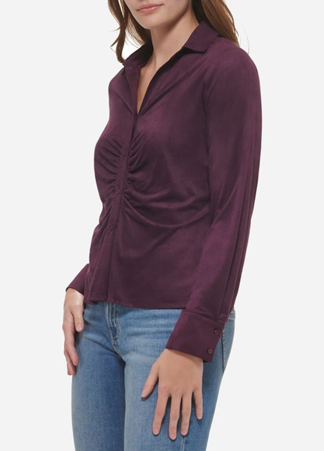 Сливовая блуза Calvin Klein