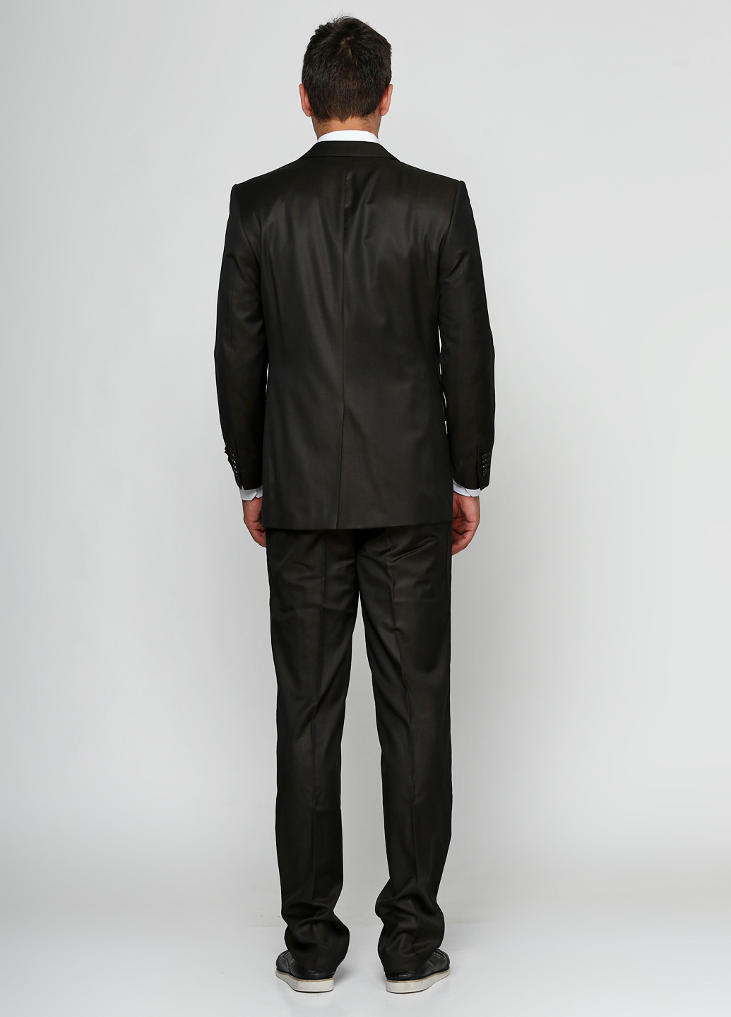 Коричневый демисезонный костюм (пиджак, брюки) брючный Franco Riveiro