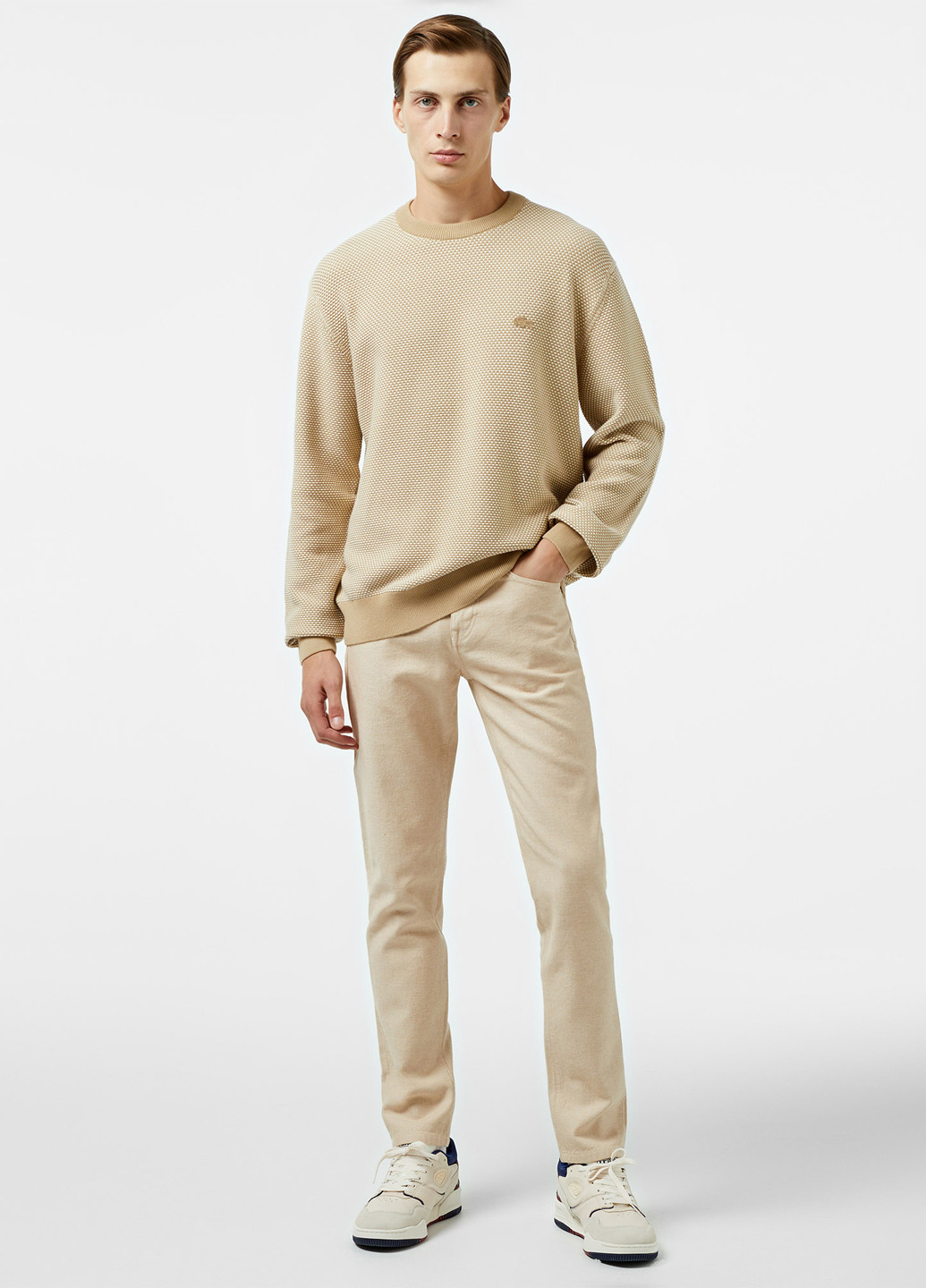 Бежевий демісезонний джемпер джемпер Lacoste