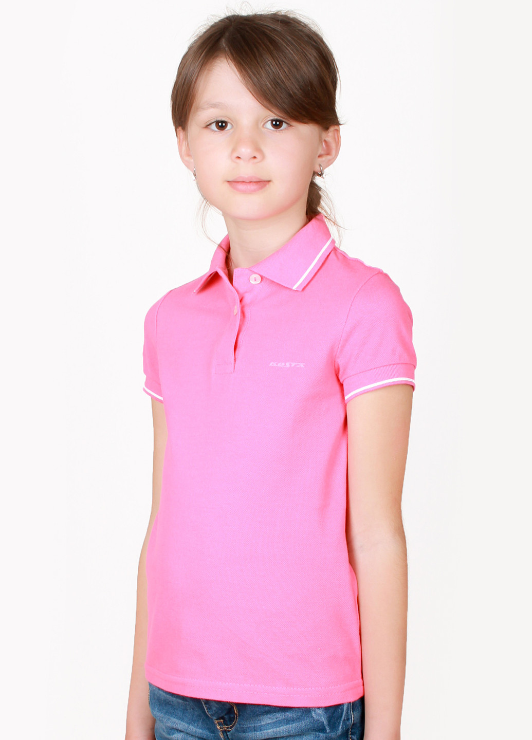 Розовая летняя футболка с коротким рукавом Kosta