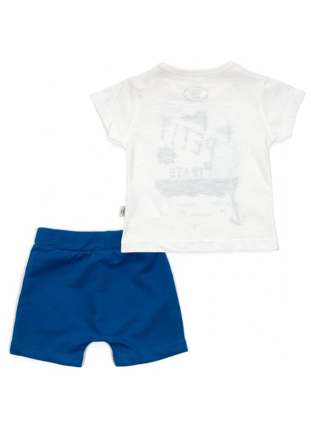 Комбінований літній набір дитячого одягу "pirate" (1723-80b-blue) Tongs