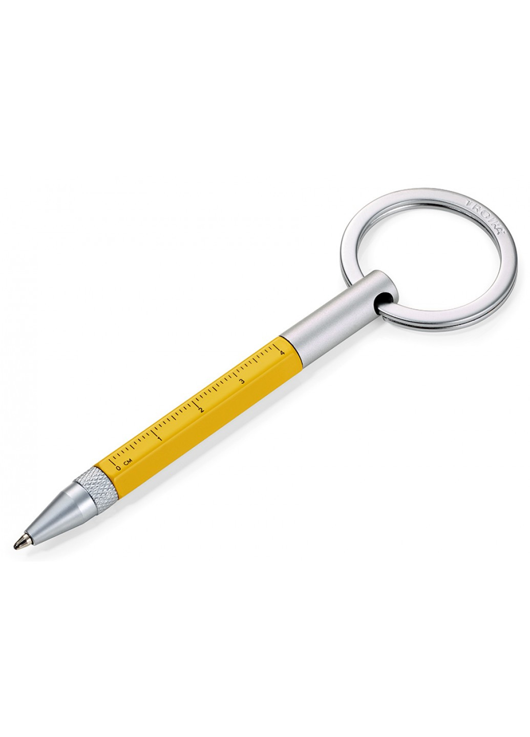 Ручка-брелок Micro Construction желтая, Troika kyp25/ye (208083217)