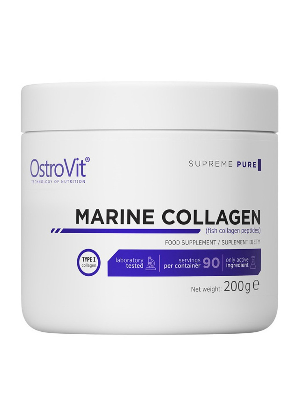 Коллаген Collagen Marine 200 грамм Ostrovit (255410262)
