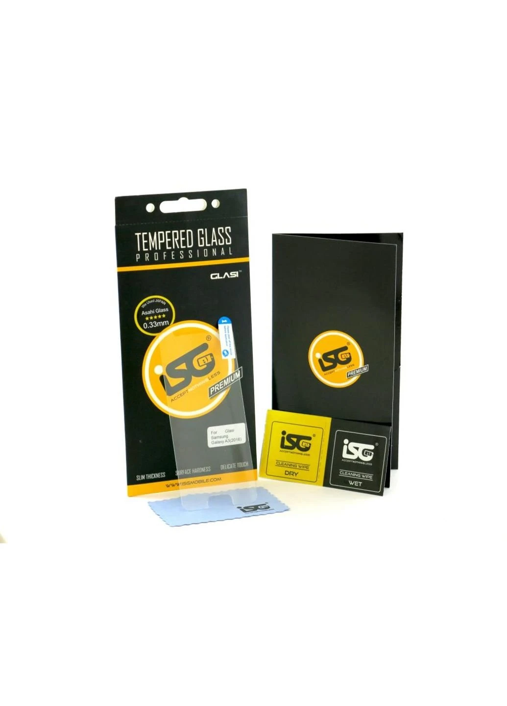 Стекло защитное iSG Tempered Glass Pro для Samsung Galaxy A3 (2016) (SPG4259) Power (252370660)