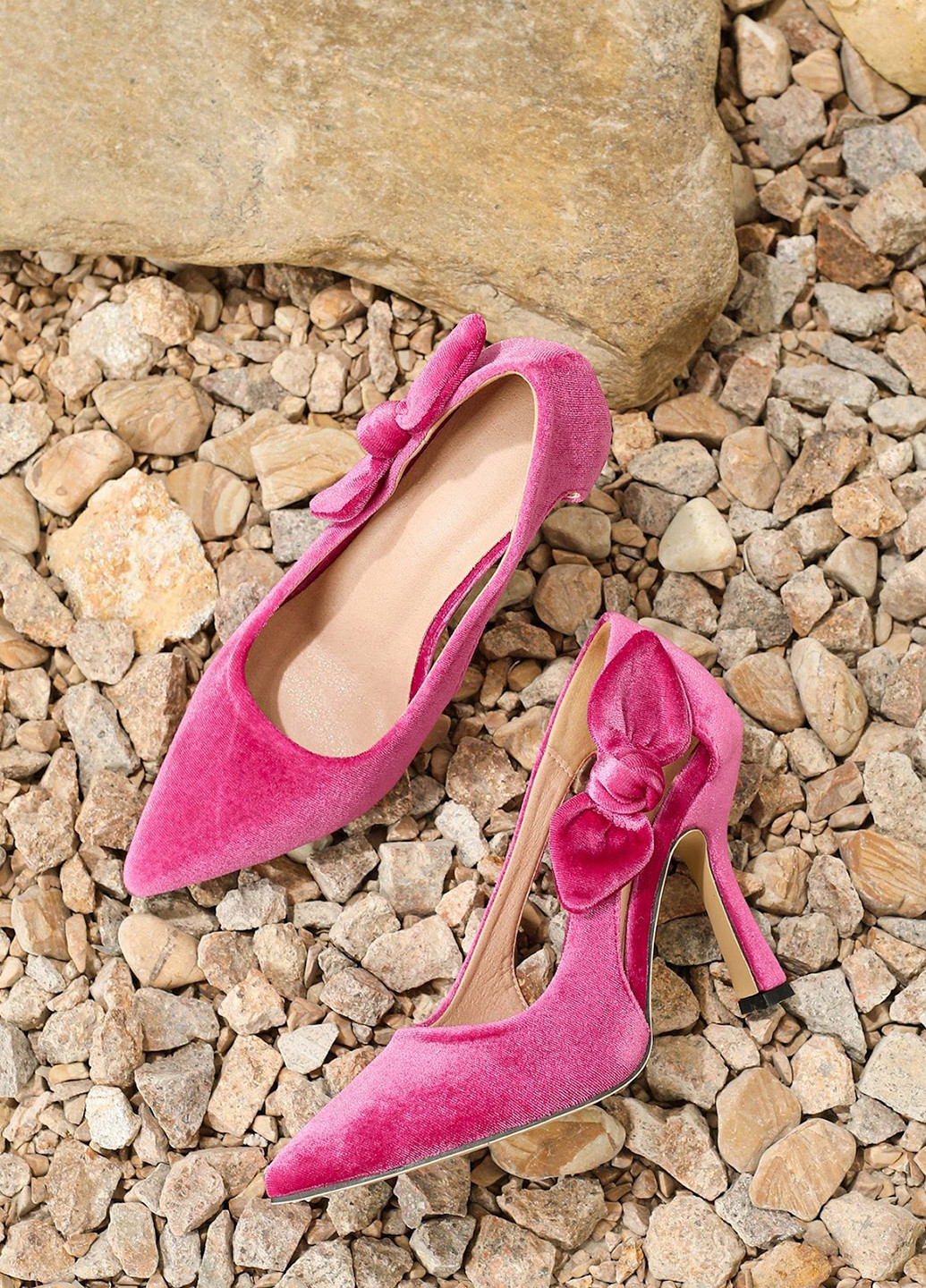 SHEIN Туфли лодочки розовый з текстиль, китай — демисезон (330776100)